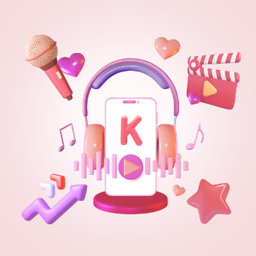 K-POP 및 미디어를 이미지로 형상화